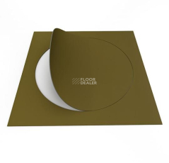 Forbo Allura Material 63578DR7 khaki circle фото 2 | FLOORDEALER